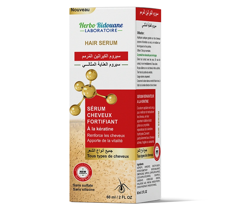 Sérum cheveux réparateur à la kératine