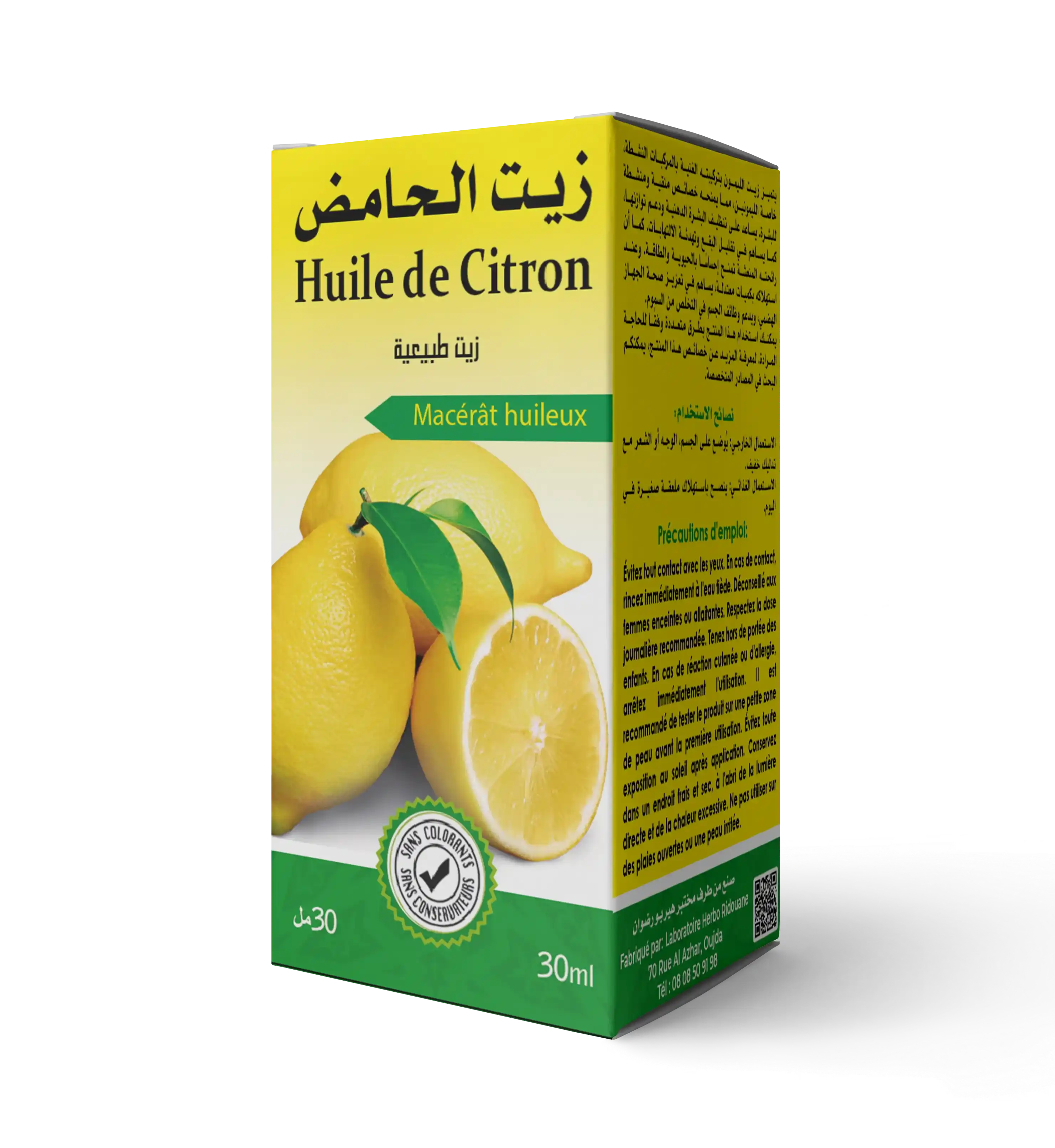 Huile de citron