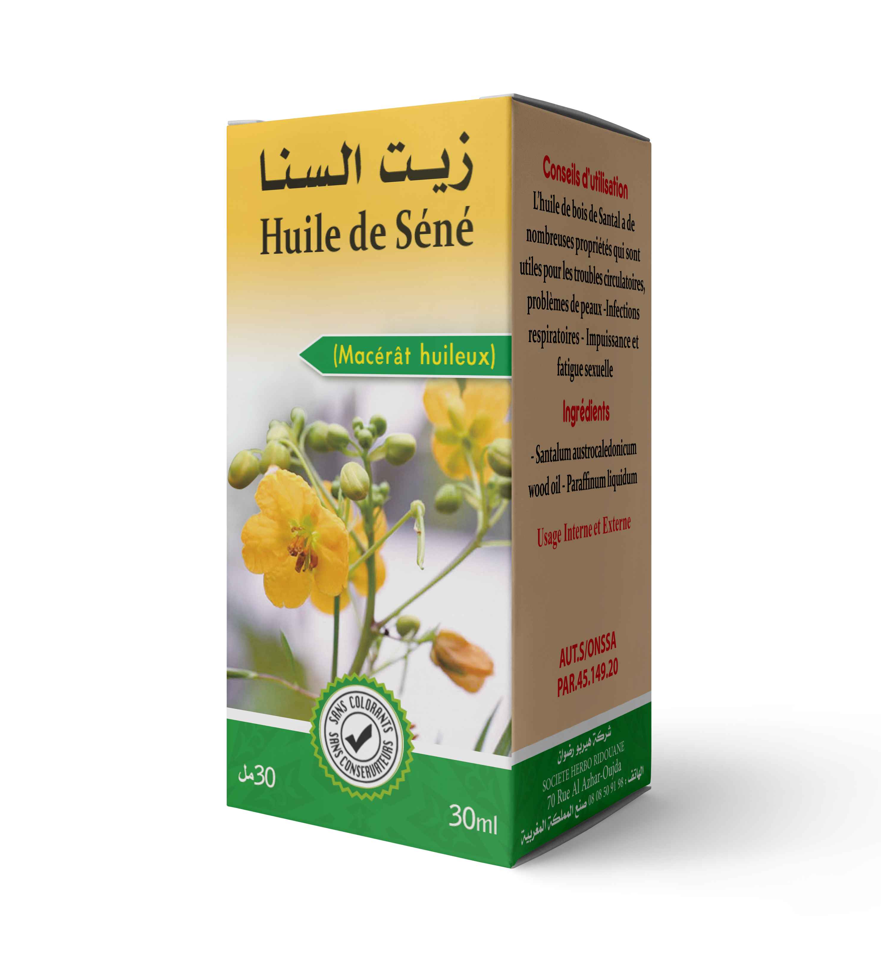 Huile de séné