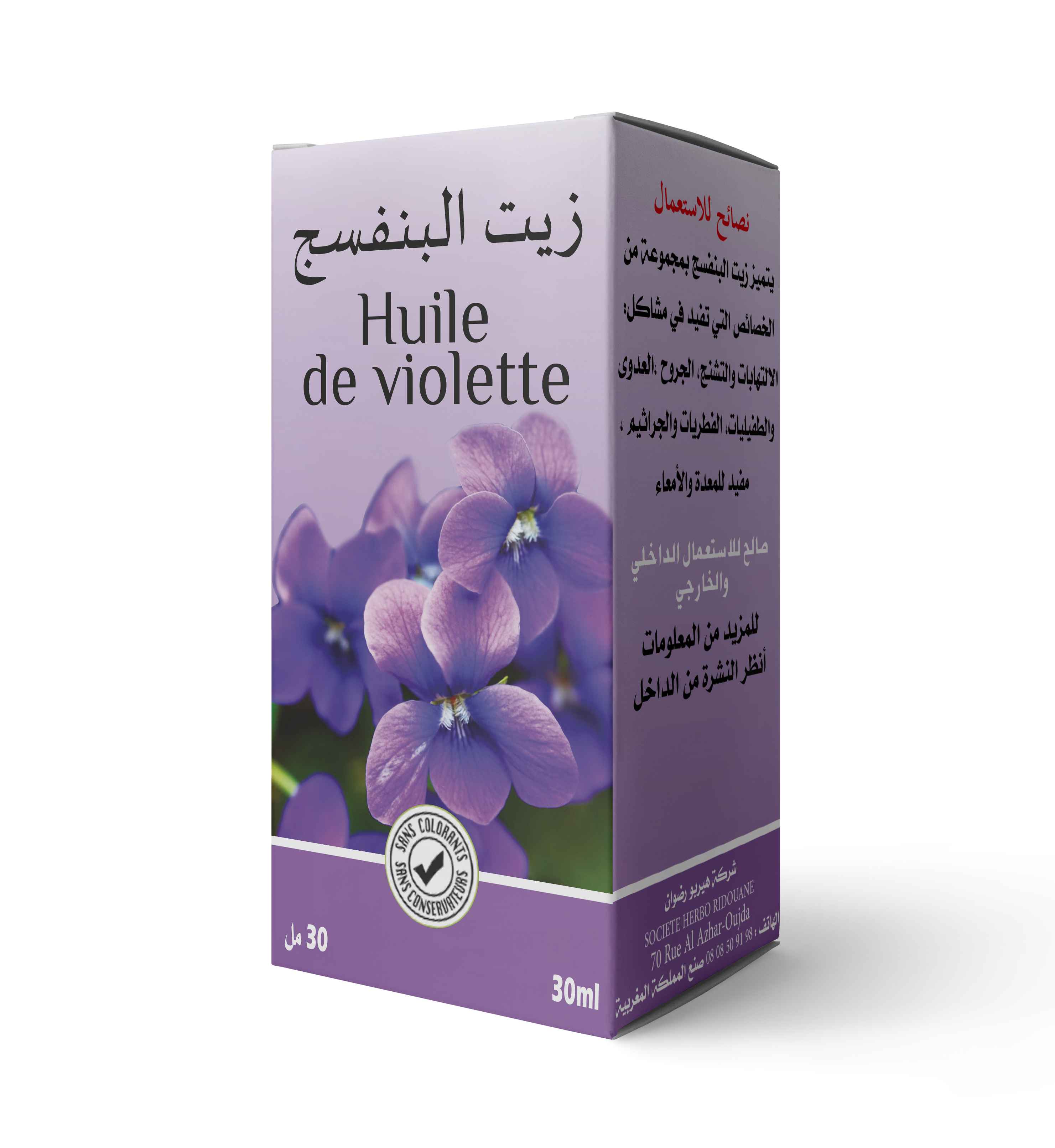 Huile de violette